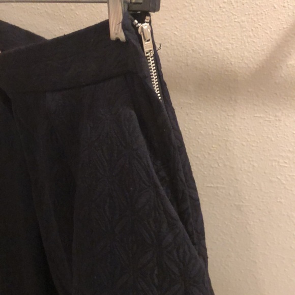 New Zara jacquard floral textured pleated high rise volume a-line midi skirt - Picture 13 of 15